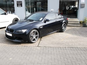 E92 m3 with front splitter and rear diffuser and 20" wheels - Autoenhance