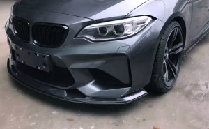 MStyle MTC Style Carbon Fibre Front Splitter for F87 M2 BMW 2 Series