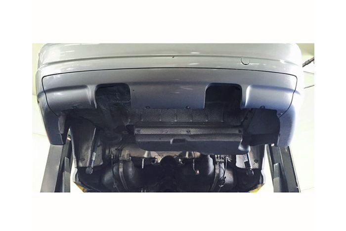 E46 M3 rear floor subframe repair and reinforcement strengthening plate kit installation 