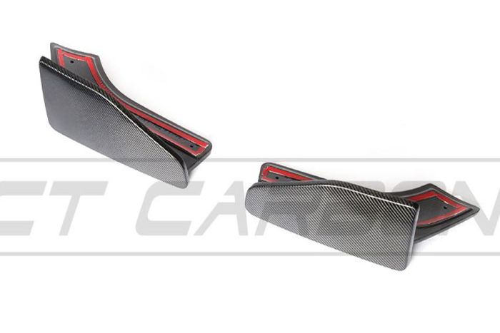 BMW F15 X5 CARBON FIBRE REAR CANARDS - MP STYLE