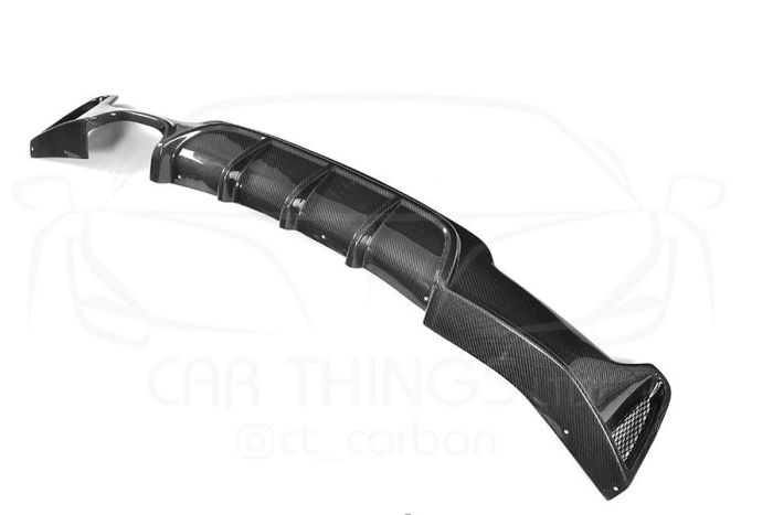 BMW F32 & F33 4 SERIES CARBON FIBRE DIFFUSER - MP STYLE - TWIN EXHAUST