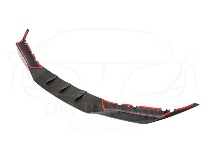 BMW F90 M5 & M5C COMPETITION CARBON FIBRE SPLITTER - R STYLE