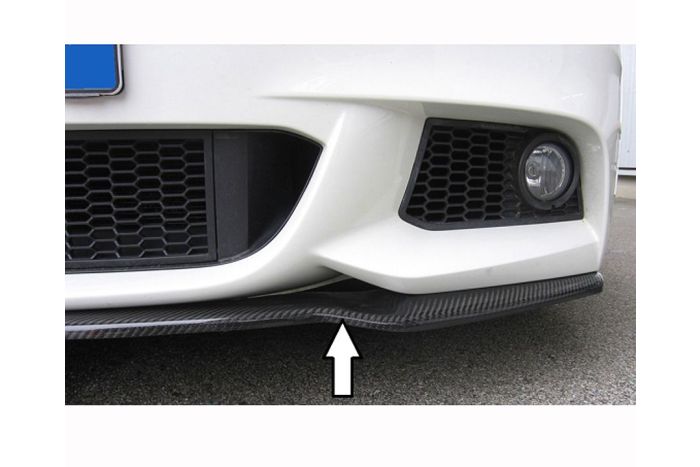 F10, F11 Rieger carbon front splitter