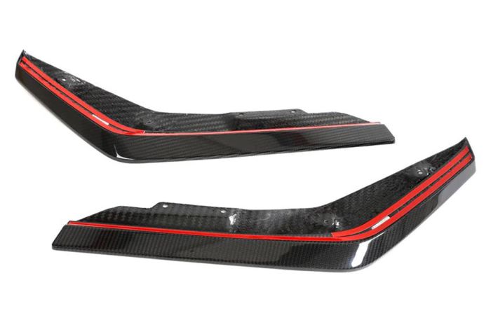 BMW G87 M2 CARBON FIBRE REAR BUMPER CORNERS - CT DESIGN 