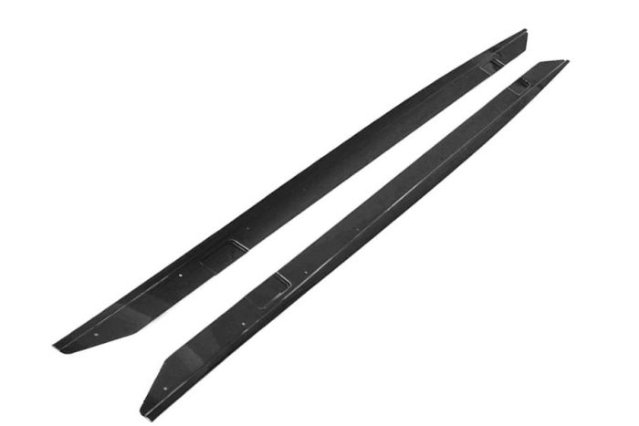 BMW 2 SERIES F22/F23 GLOSS BLACK SIDE SKIRTS - MP STYLE - BLAK BY CT CARBON