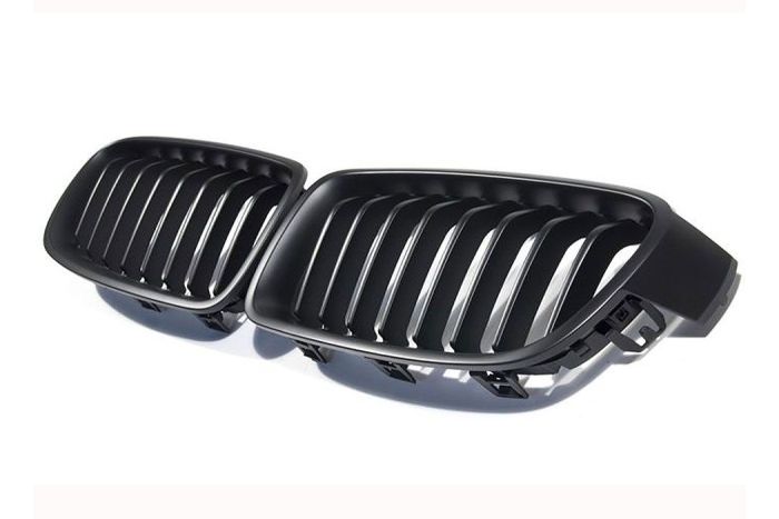 F30, F31 Matte Black Front Grilles | BMW & Mini | MStyle | Styling