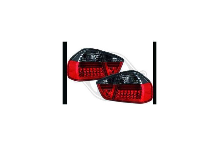 LED rear lamp set red/smoked