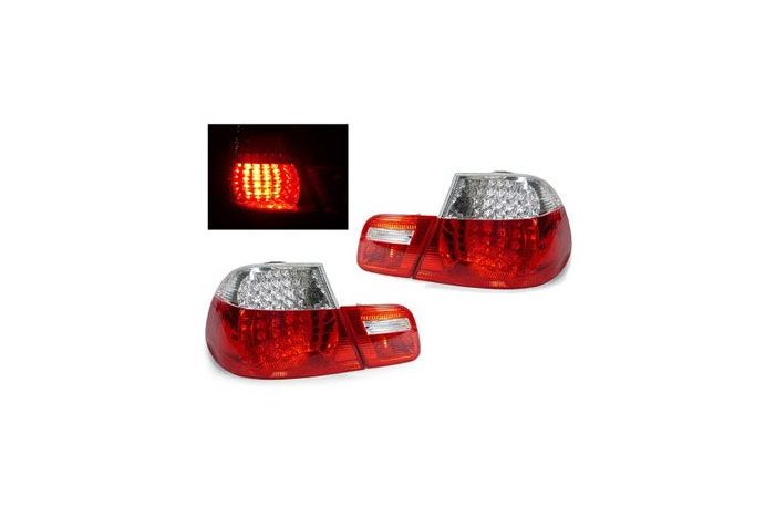 Red/Clear LED tail lights, coupe 2003 on