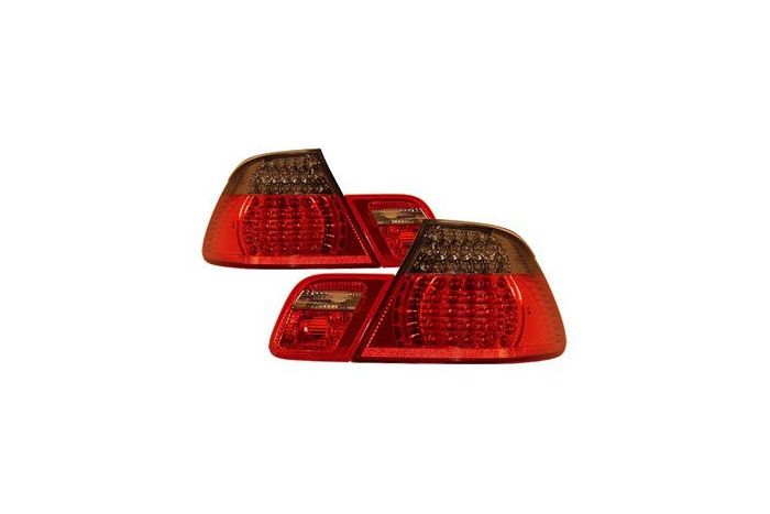 Red/smoked LED tail lights, coupe 2003 on