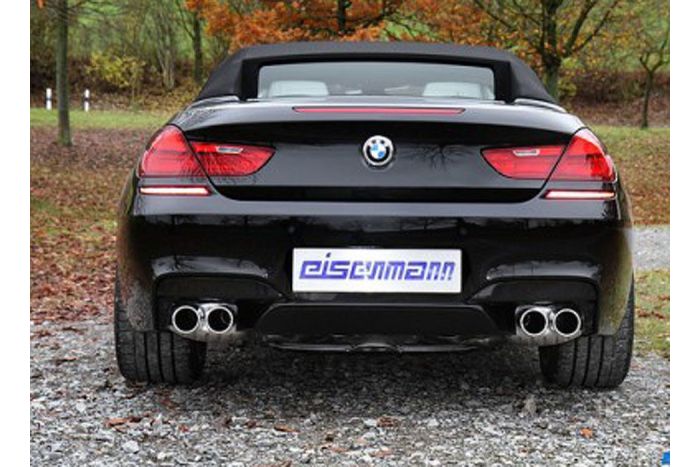 Eisenmann quad exhaust with 4 x 102 mm tailpipes for all BMW F12/13 M6 