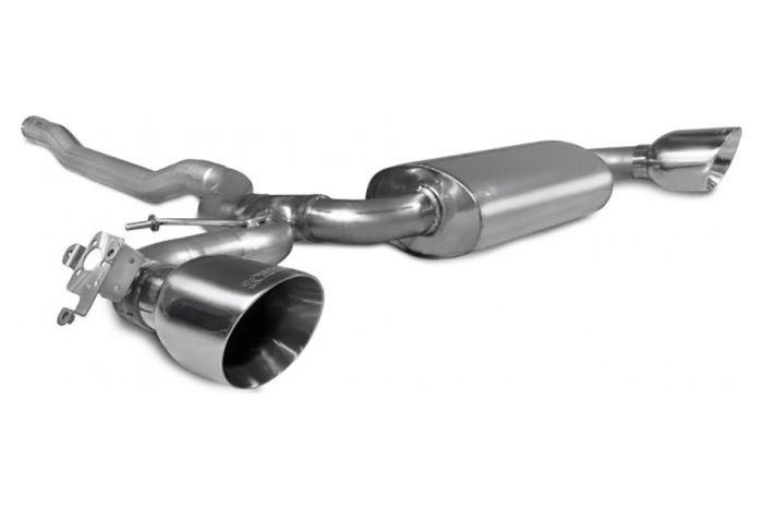 Scorpion Exhaust GPF-Back System with Elect. valve, Daytona tailpipes for 128ti F40