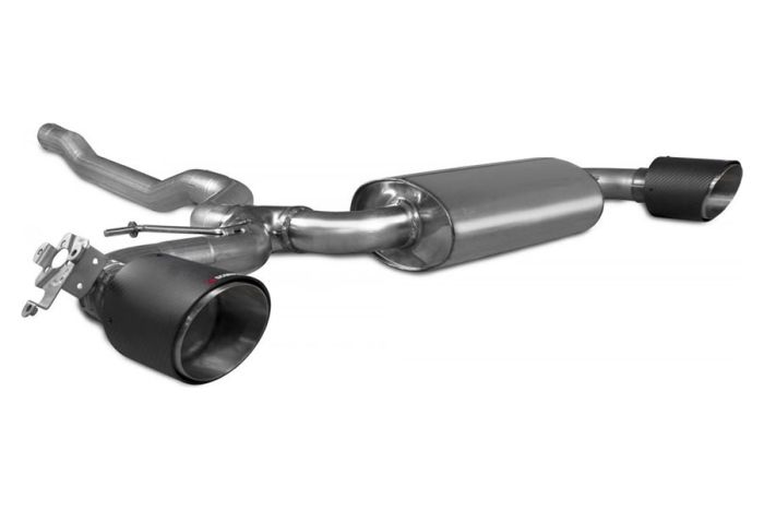 Scorpion Exhaust GPF-Back System with Elect. valve, Ascari tailpipes for 128ti F40