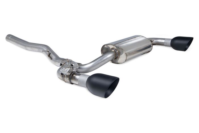 Scorpion Exhaust GPF-Back System with Elect. valve, Daytona black ceramic tailpipes for M135i xDrive (F40) GPF model