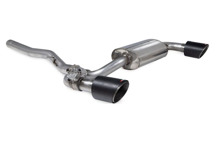 Scorpion Exhaust GPF-Back System with Elect. valve, Ascari tailpipes for M135i xDrive (F40) GPF model