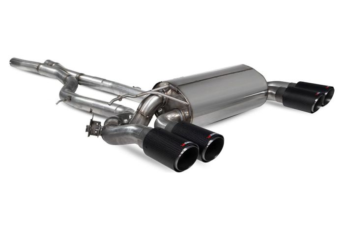 Scorpion Exhaust GPF-back System with Elect. valves, Ascari tailpipes for M2 Competition F87N