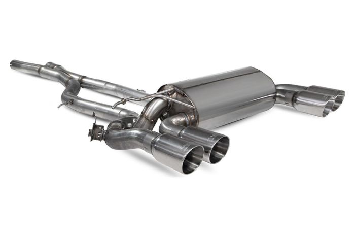 Scorpion Exhaust GPF-back System with Elect. valves, Daytona tailpipes for M2 Competition F87N