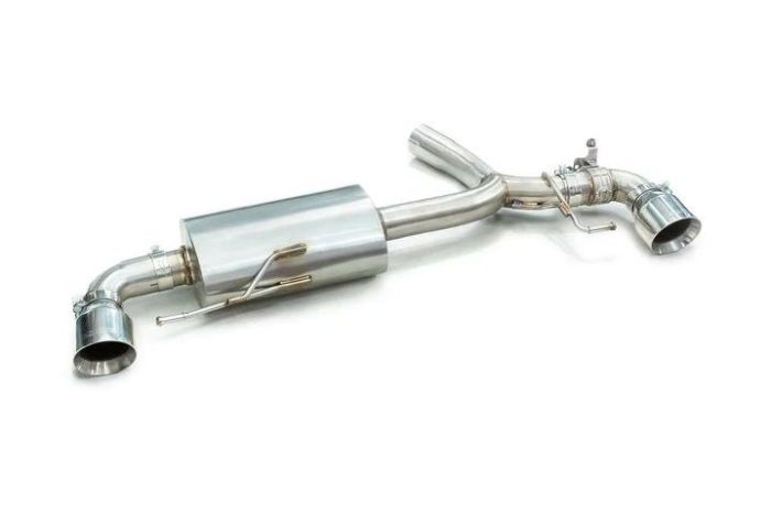 bmw g20 330e valved dual exit rear axle back performance exhaust  - H22CO004