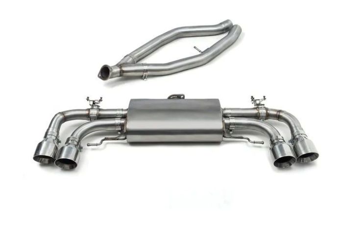 bmw g22 g23 m440i twin valved quad exit gpf/ppf back performance exhaust - H22CO013