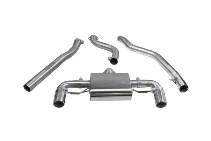 bmw f20 m140i cat back performance non resonated exhaust for automatic models - H27CO004