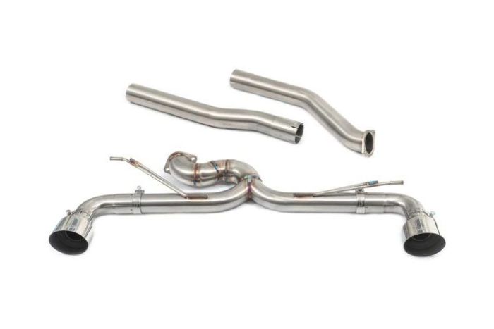 bmw f40 128ti gpf/ppf back race rear box delete performance exhaust - non valved option  - H27CO008