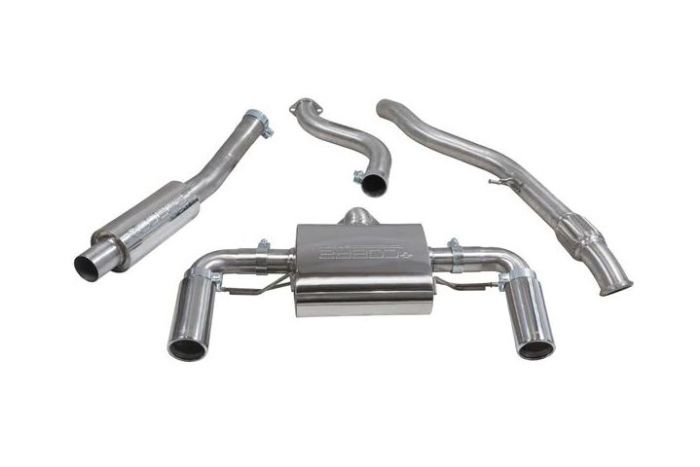 bmw f22 f23 m235i cat back resonated performance exhaust  - H27CO015