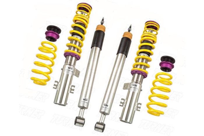 KW V2 inox line coilover kit for all F33 4 series convertible 2wd models without EDC.