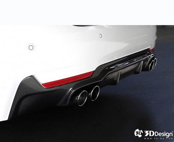 F32/33 quad carbon rear diffuser | BMW & Mini | MStyle | Styling ...