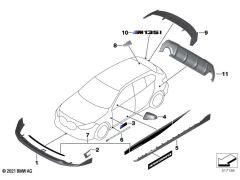 Genuine BMW M Performance Foil Application Frozen Black