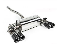 F87 M2 Eisenmann Rear silencer with 4 x 90 mm carbon tailpipes