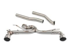 bmw f40 128ti gpf/ppf back race rear box delete performance exhaust - valved option - H27CO007