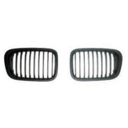 Front Kidney Grill Grilles Compatible with BMW E46 3 Series 4-Door 320i  325xi 325xi 330i 330i 330xi Car Front Hood Kidney Grill Grilles Glossy Black
